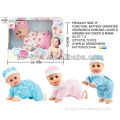 13 inch battery operated climbing doll with singing function ,8 inch battery operated dolls with sound